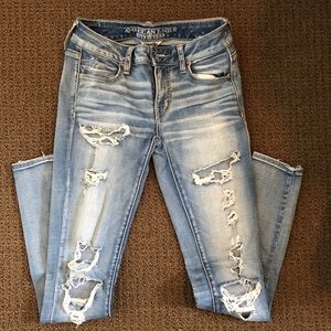 American Eagle ripped jeans